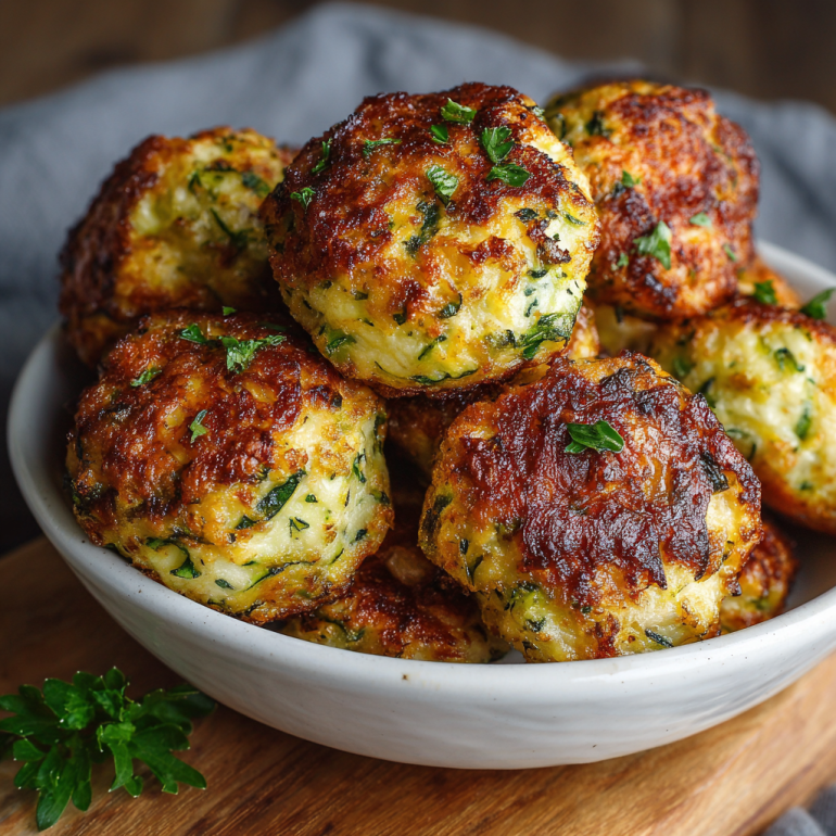 Bolitas de Calabacín al Horno
