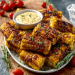 Charred Corn “Ribs” with Smoked Pimentón Aioli