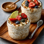 Coconut‑Lime Tres Leches Overnight Oats