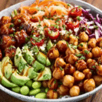 Crispy Chickpea & Piquillo Pepper Poke Bowl