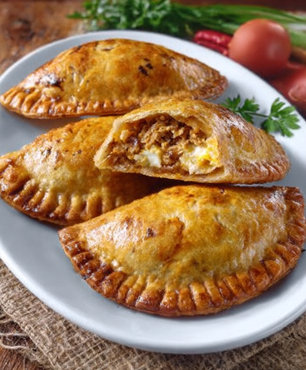 Empanadillas rellenas de atún y huevo para meriendas prácticas