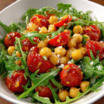 Ensalada de Tomate, Rúcula y Garbanzos