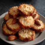 Galletas keto con almendra y coco para postres sin gluten