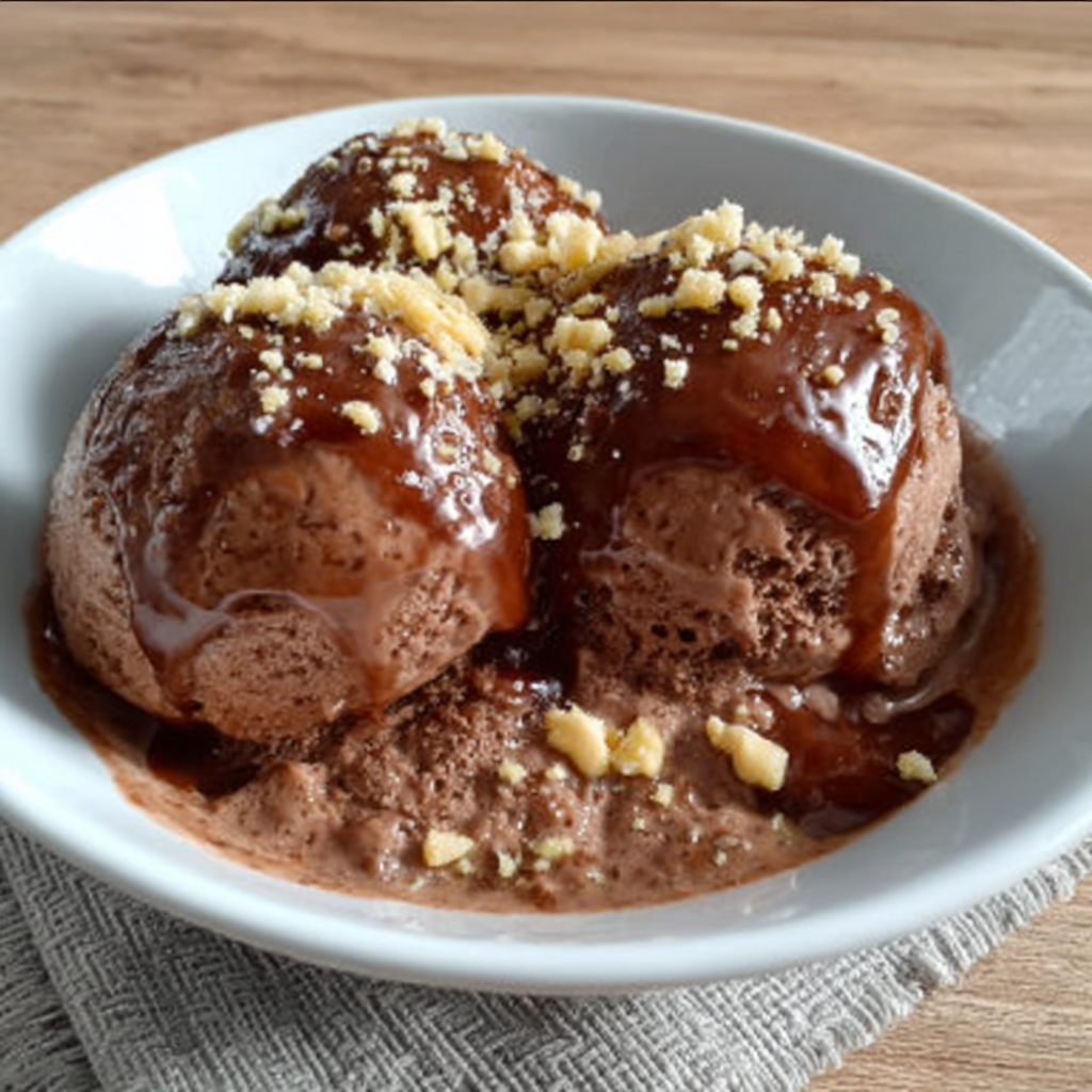 Helado saludable de plátano y cacao (sin azúcar, sin máquina)