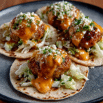 Manchego Albóndigas Smash Tacos