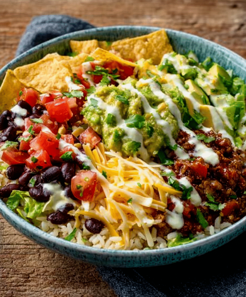 No-Cook Black Bean Taco Bowls