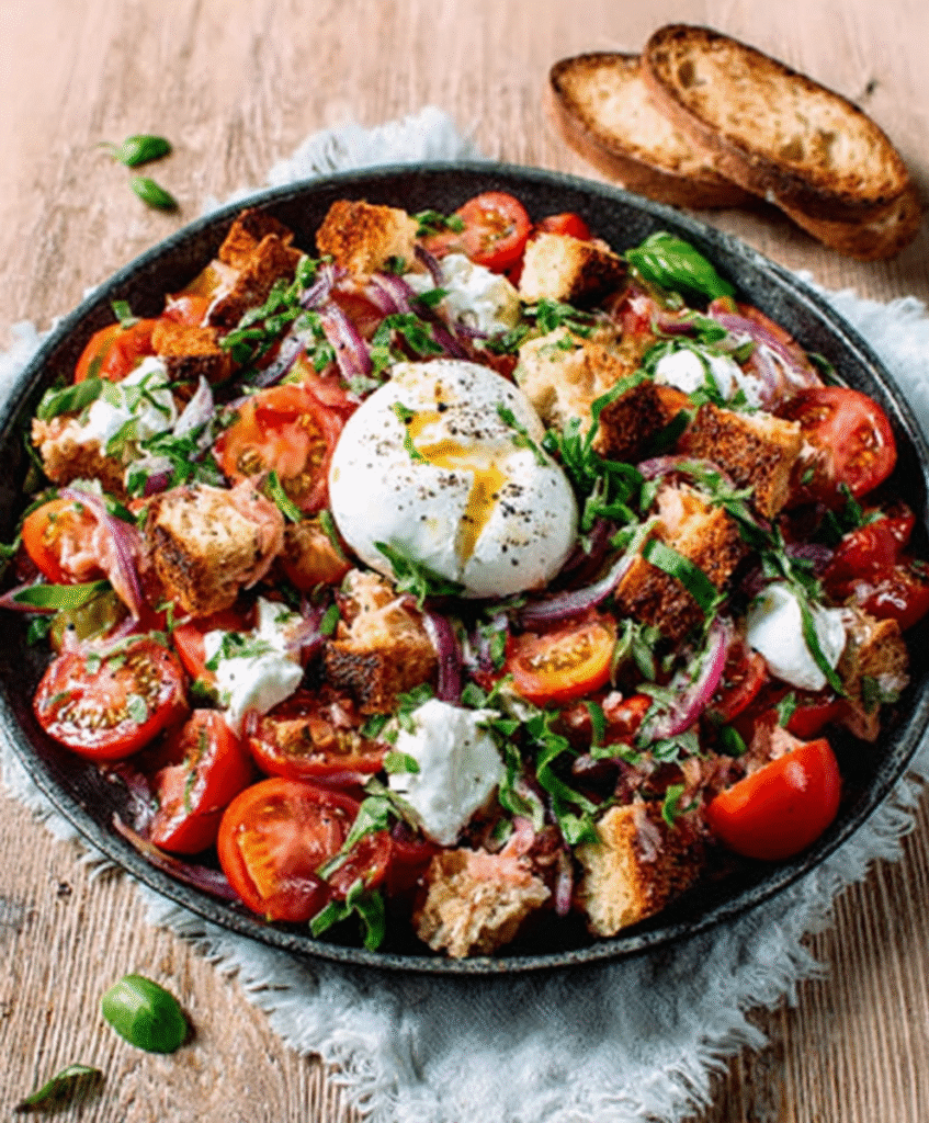 Panzanella con Burrata y Atún