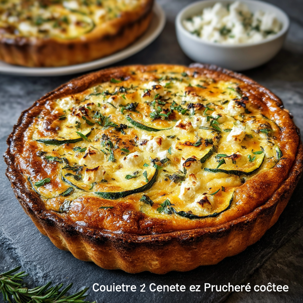 Quiche sin Masa con Calabacines y Queso de Cabra