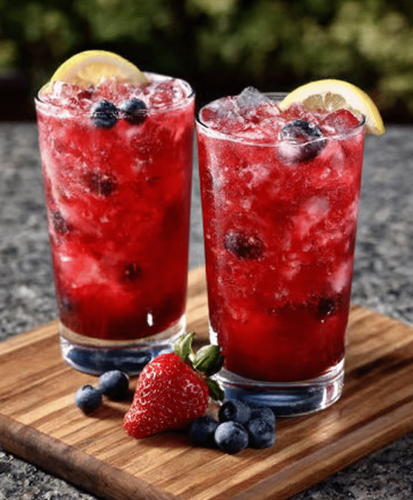 Red, White & Blueberry Lemonade