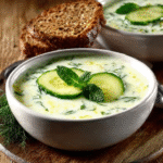 Sopa fría de pepino y yogur para días de calor extremo