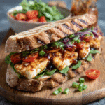 Sriracha‑Marinated Grilled Halloumi Sandwich