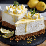 Tarta fría de limón y mascarpone sin hornear para postres rápidos