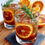 Vermouth‑Tangerine Rosemary Spritz