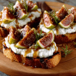 Whipped Ricotta‑Honey Fig Toasts