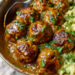 Albóndigas de Garbanzos en Salsa de Curry Suave