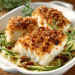 Bacalao al Horno con Costra de Almendras