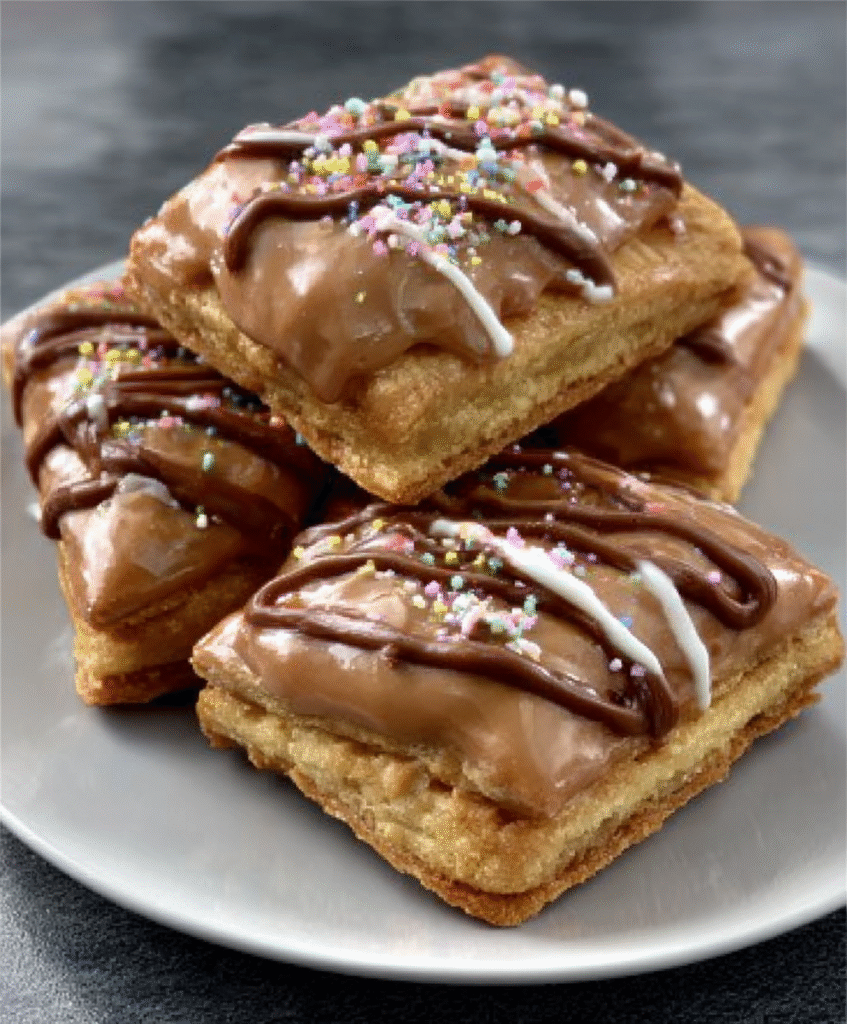 Barras de Pop-Tart de Azúcar Moreno Glaseadas