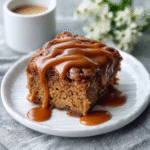 Blondies de Café y Caramelo