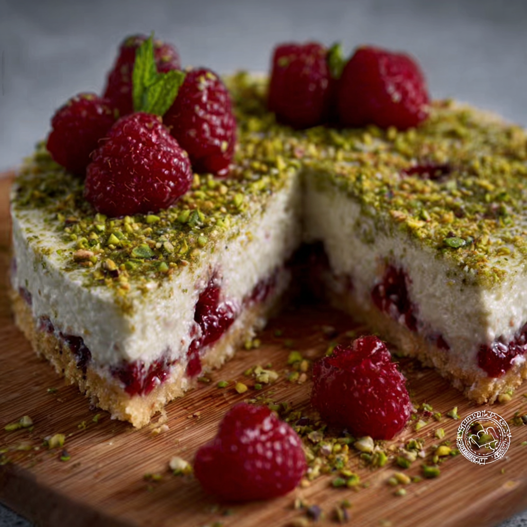 Cheesecake de Pistacho y Frambuesa