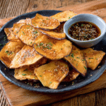 Chips de Berenjena Crujiente con Miel