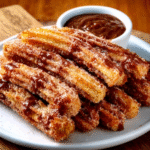 Churros con Dulce de Leche