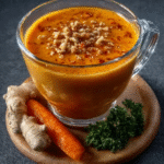 Crema de Zanahoria Asada con Jengibre