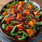 Ensalada Templada de Calabaza y Granada
