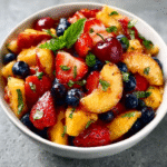 Ensalada de Frutas de Durazno para el Verano