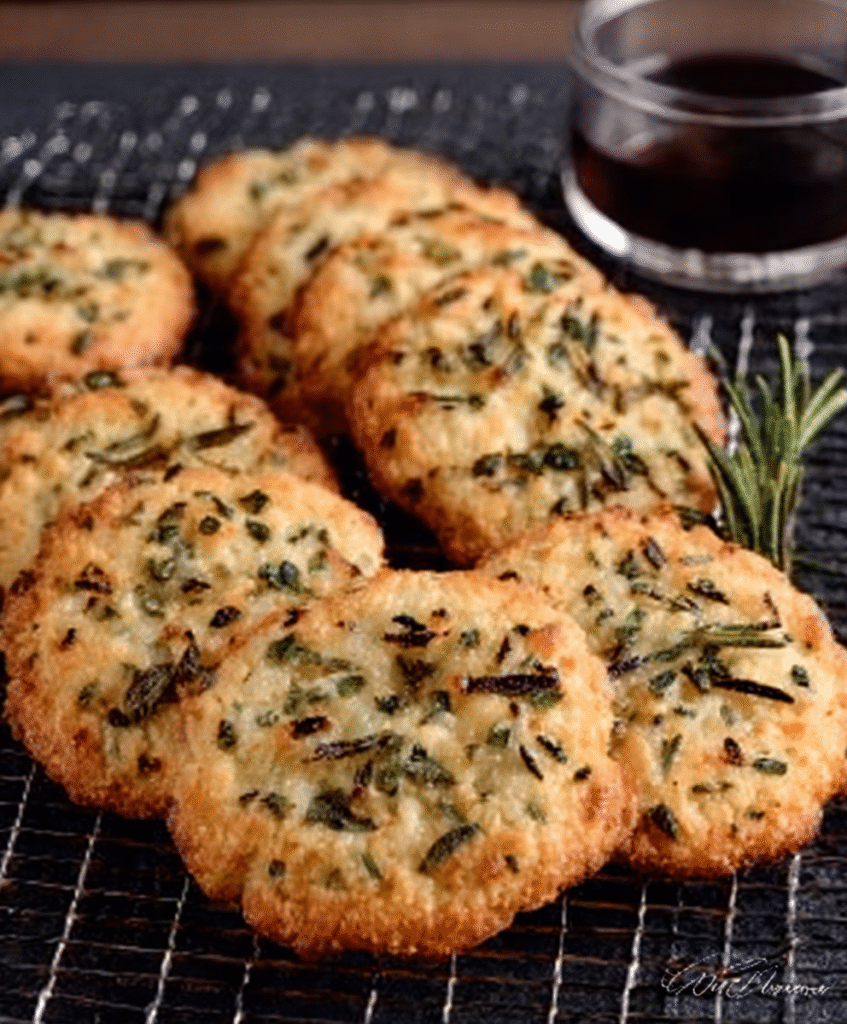 Galletas Saladas de Romero y Queso Manchego