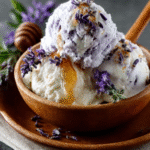 Helado de Yogur con Lavanda y Miel