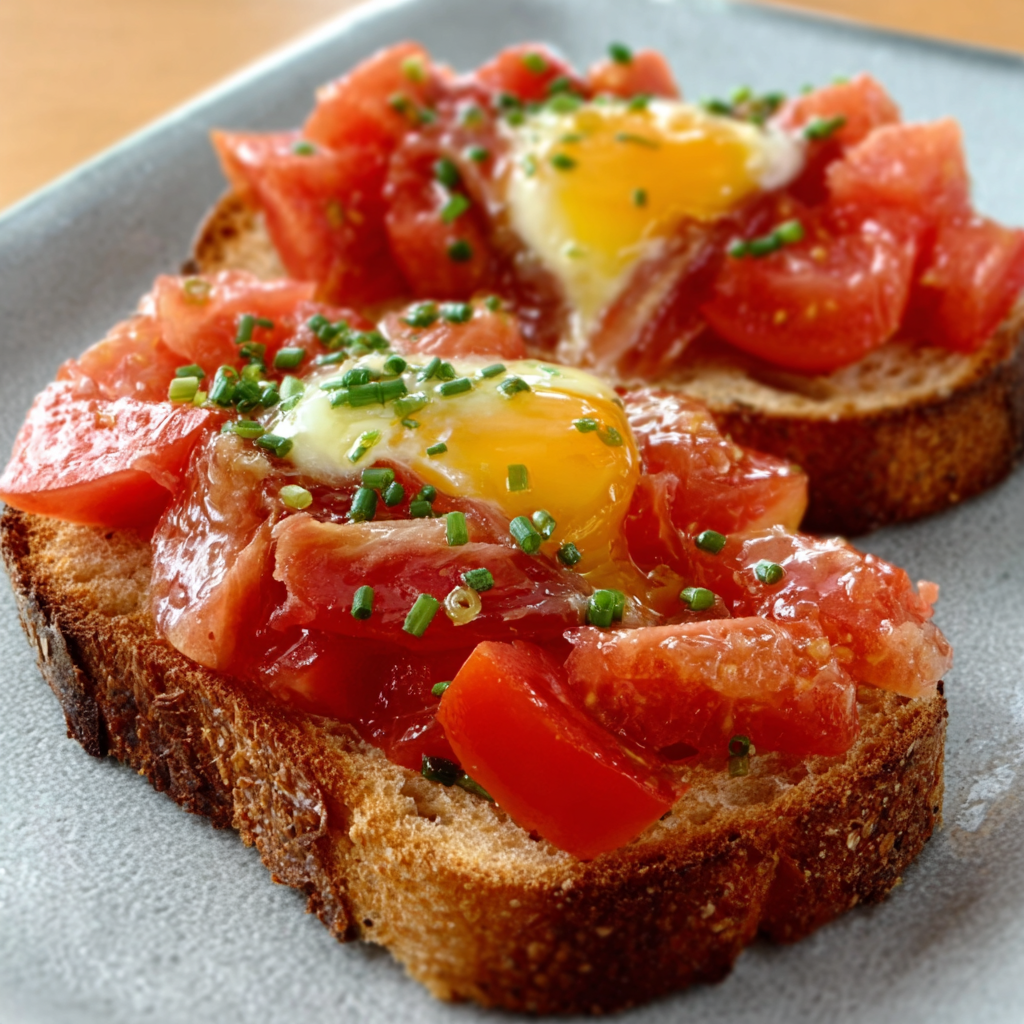 Pan con tomate Huevo de Toro y AOVE malagueño