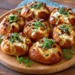 Panecillos Rellenos de Setas y Queso de Cabra