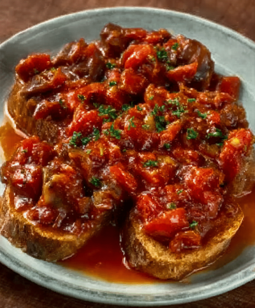Pellejitos de atún con tomate