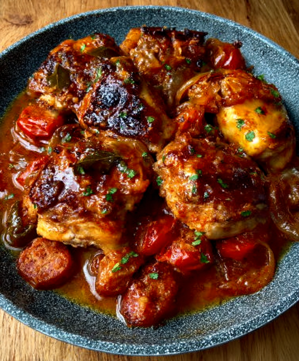 Pollo con Chorizo a la Vasca