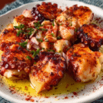 Pulpo a la Española con Aceite de Pimentón