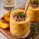 Puré de Melocotón con Prosecco Frío
