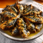 Sardinas chermoula a la plancha con hierbas