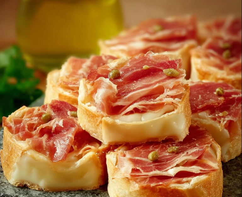 Canastitas de Jamón y Queso