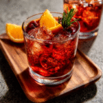 Cóctel de Bourbon y Campari
