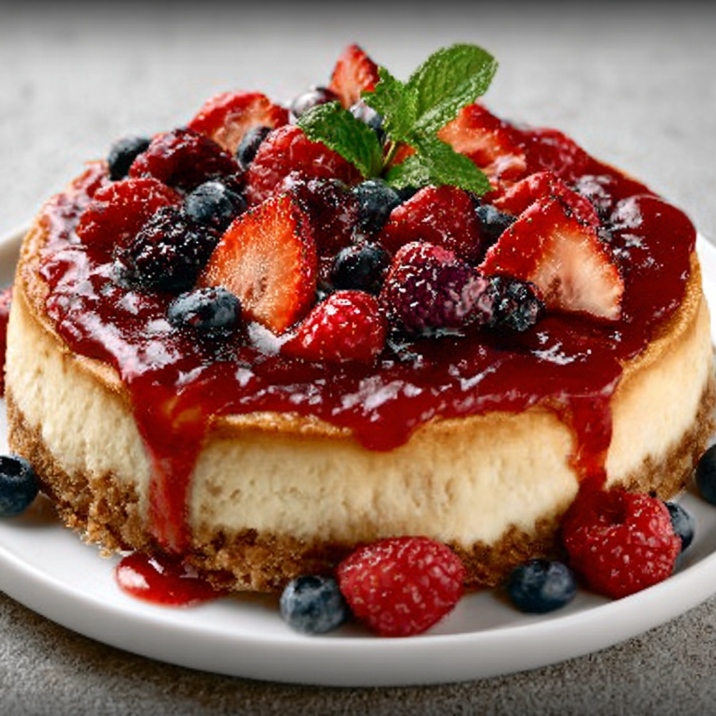 Cheesecake de frutos rojos
