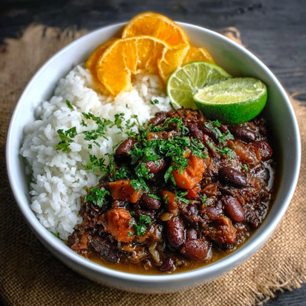 Chili de frijoles negros y riñón