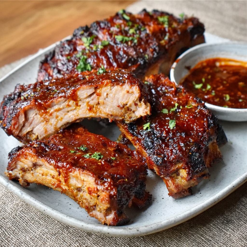 Costillas de Cerdo al Estilo Keto BBQ