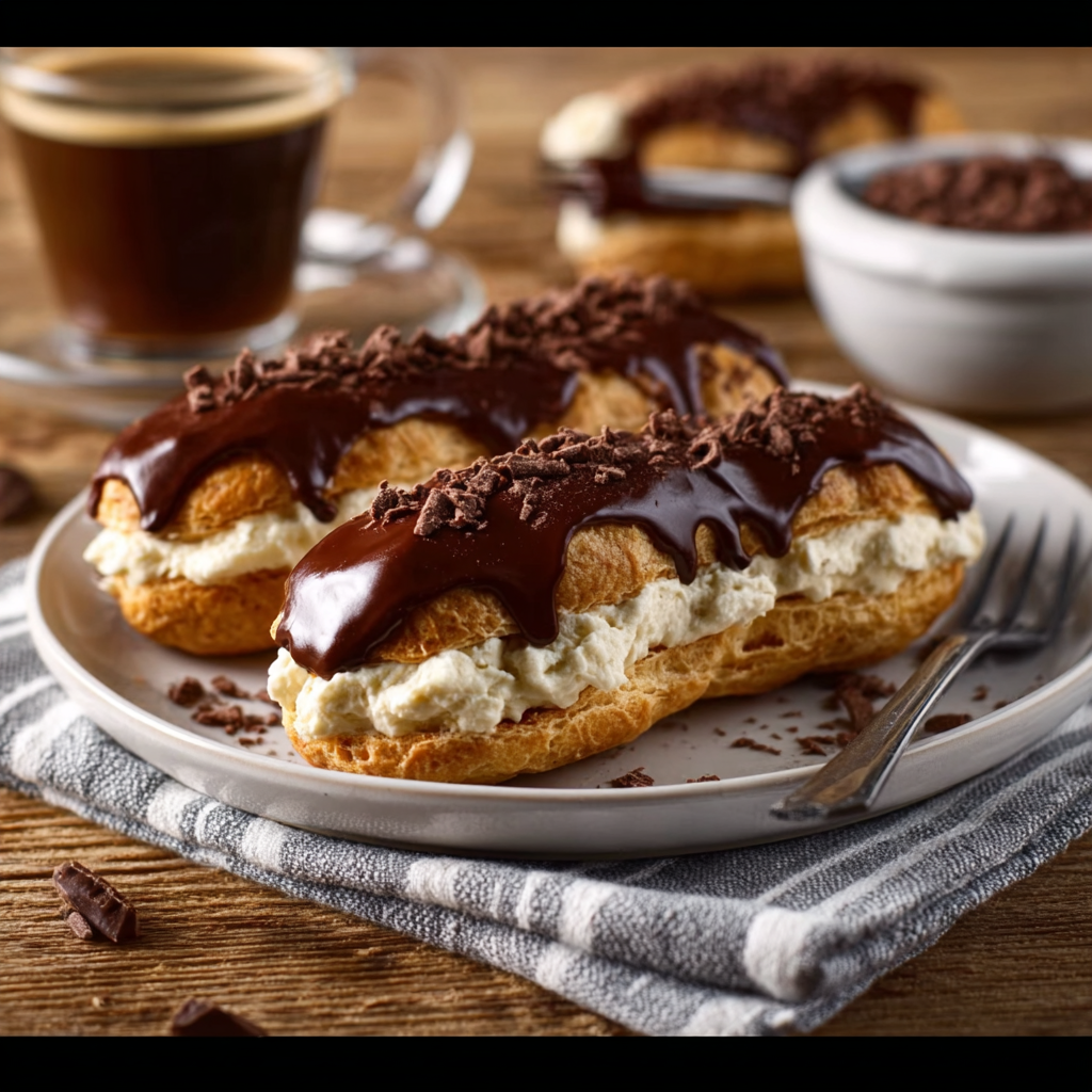 Eclairs de espresso