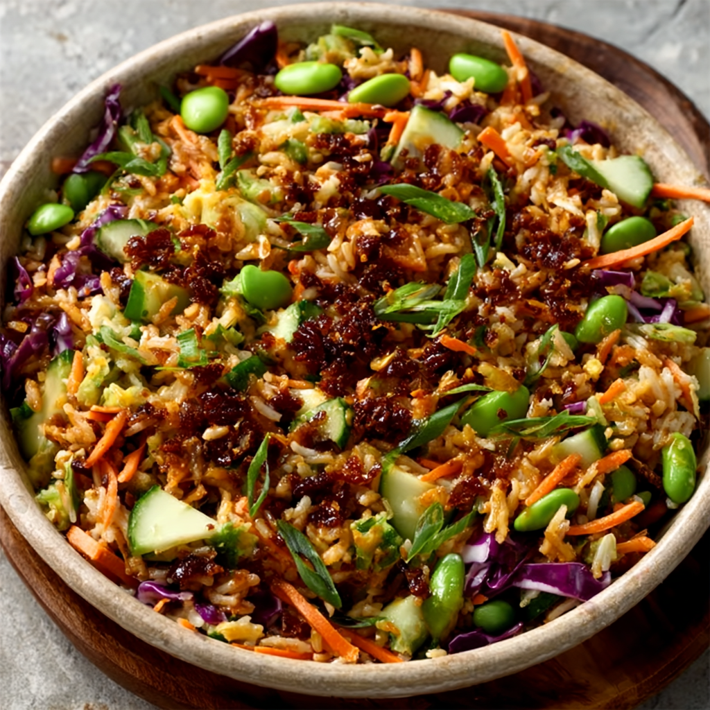Ensalada Crujiente de Arroz