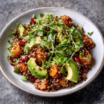 Ensalada de Quinoa y Aguacate Infusionada con Algas