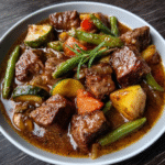 Estofado de Res con Verduras Keto