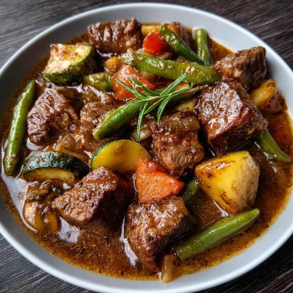 Estofado de Res con Verduras Keto
