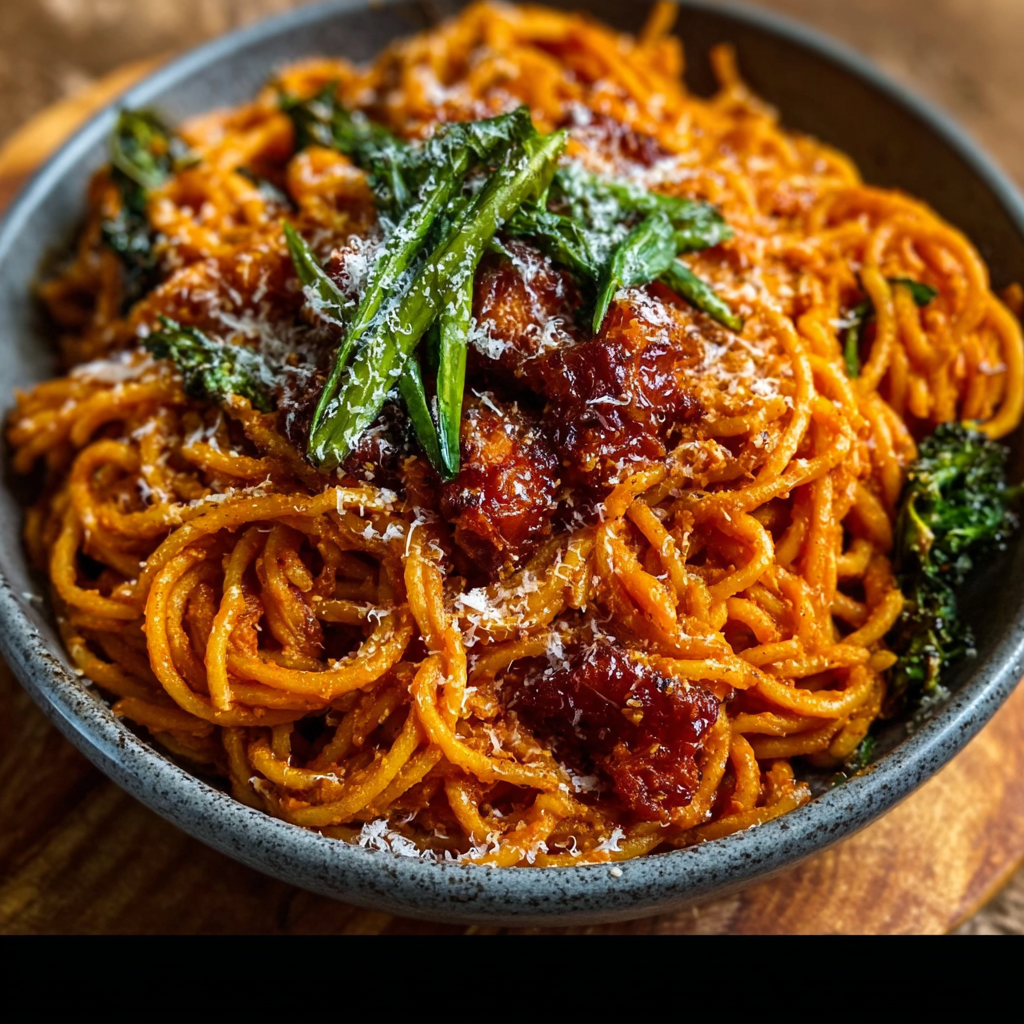 Fideos de Batata y Gochujang