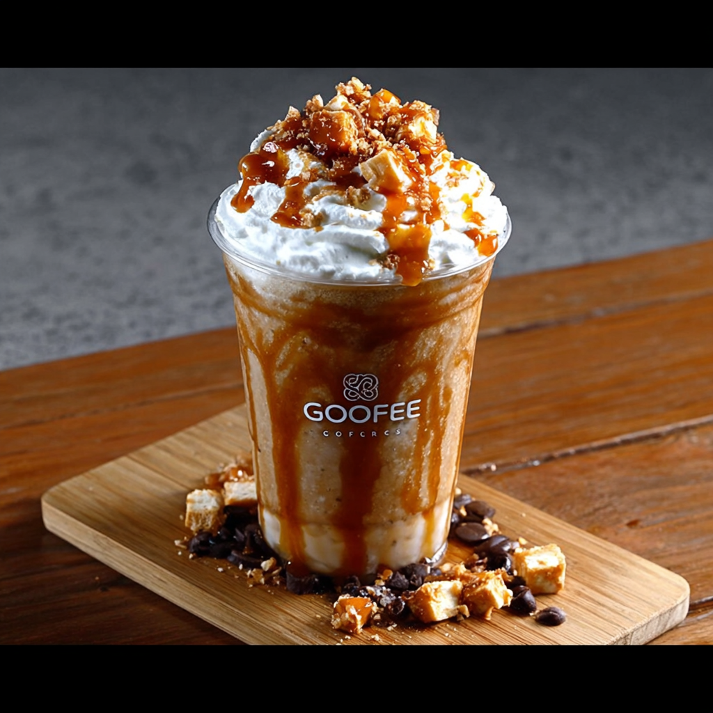 Frappé de caramelo salado