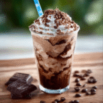 Frappé de moka y chocolate oscuro